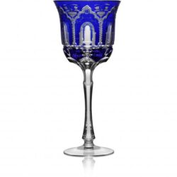 Varga Art Crystal Athens Cobalt Water Glass