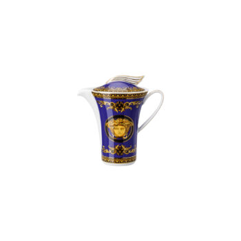 Versace by Rosenthal Medusa Blue Creamer, Covered