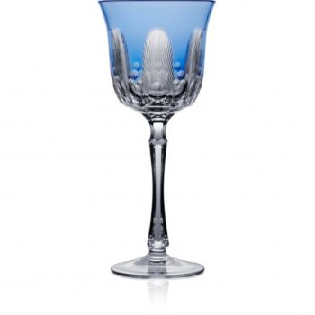 Varga Art Crystal Captiva Sky Blue Water Glass