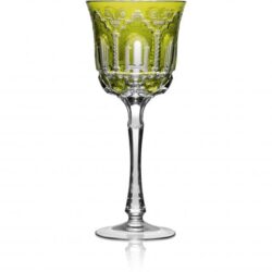 Varga Art Crystal Athens Yellow/Green Water Glass