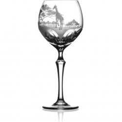 Varga Art Crystal Safari Giraffe Water Glass