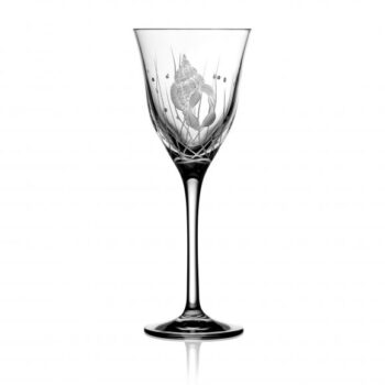 Varga Art Crystal Pacifica Shell Wine Glass