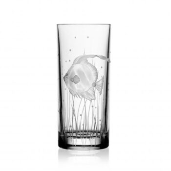 Varga Art Crystal Pacifica Sailfish Highball