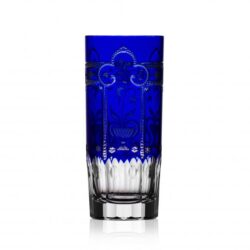 Varga Art Crystal Imperial Cobalt Highball