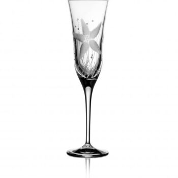 Varga Art Crystal Pacifica Starfish Champagne Flute