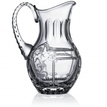 Varga Art Crystal Imperial Clear Water Pitcher