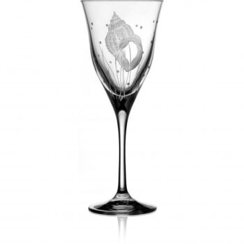 Varga Art Crystal Pacifica Shell Water Glass
