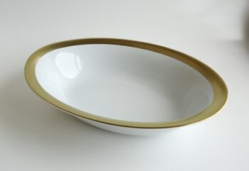 Royal Limoges Danielle Gold Open Vegetable Bowl