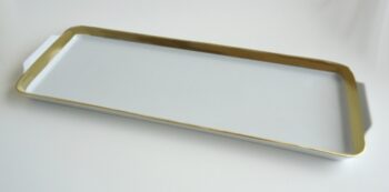 Royal Limoges Danielle Gold Rectangular Cake Platter