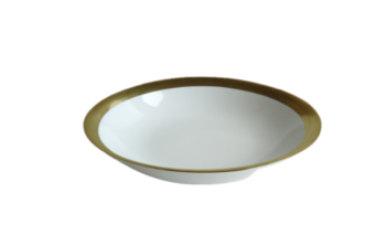 Royal Limoges Danielle Gold Round Deep Platter
