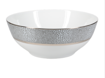Royal Limoges Makassar Platinum Salad Bowl