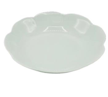 Royal Limoges Nymphea White Deep Round Platter