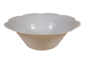Royal Limoges Nymphea White Salad Bowl