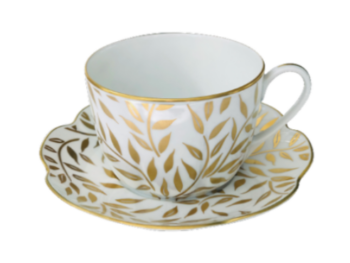 Royal Limoges Olivier Gold Breakfast Cup
