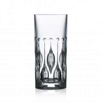 Varga Art Crystal Renaissance Clear Highball Glass