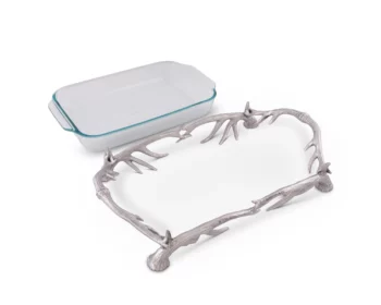 Arthur Court Antler 3-Quart Pyrex Casserole - Image 2