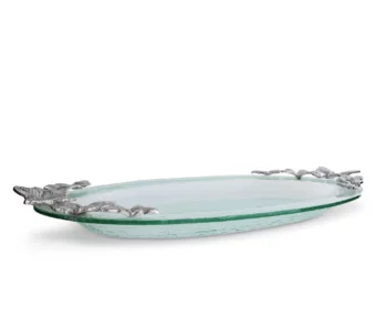 Arthur Court Butterfly Glass Platter - Image 2