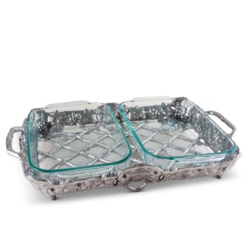 Arthur Court Grape Double 2-Quart Casserole