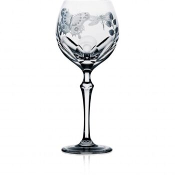 Varga Art Crystal Springtime Clear Water Glass