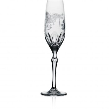 Varga Art Crystal Springtime Clear Champagne Flute