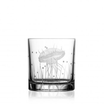 Varga Art Crystal Pacifica Medusa Double Old Fashioned