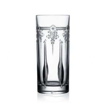 Varga Art Crystal Lisbon Clear Highball Glass