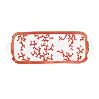 Raynaud Cristobal Coral Long Cake Plate