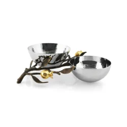 Michael Aram Pomegranate Double Dish 10"L x 8.5"W