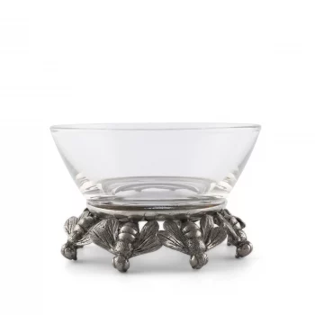 Vagabond House Honeybee Glass Bowl 5"D