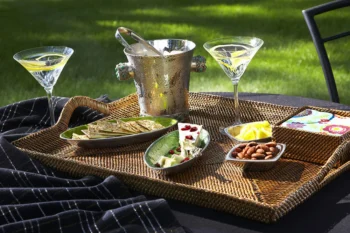 Calaisio Rectangular Serving Tray, Slanted Sides - Image 2