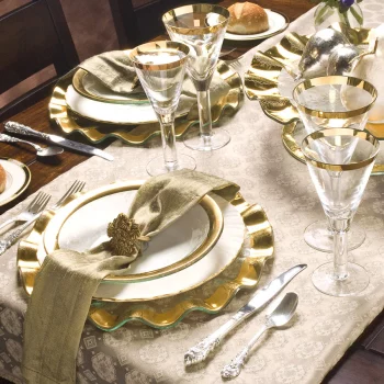 Annieglass Ruffle Buffet Plate - Image 2
