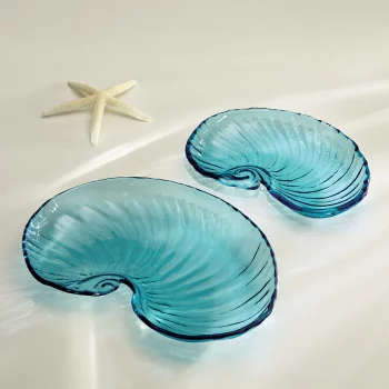 Annieglass Ultramarine Nautilus
