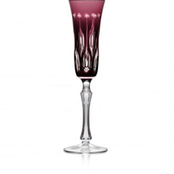 Varga Art Crystal Renaissance Amethyst Champagne Flute