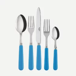 Sabre Pop Cerulean Blue Flatware