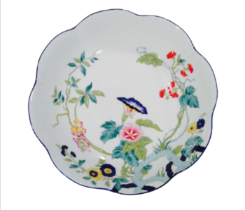 Royal Limoges Paradis Bleu Salad/Pasta Plate