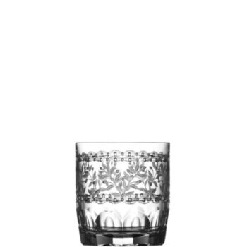 Varga Art Crystal Heloise Clear Double Old Fashioned Glass