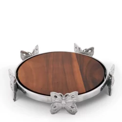 Arthur Court Butterfly Wood Cheese Board