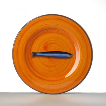 Mario Luca Giusti Aimone Orange Salad/Dessert Plate
