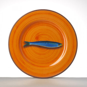 Mario Luca Giusti Aimone Orange Dinner Plate