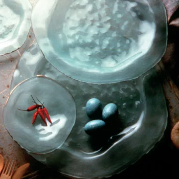 Annieglass Shells Buffet Plate - Image 2