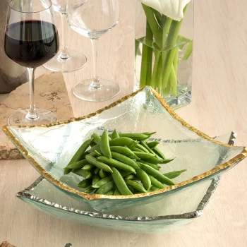 Annieglass Edgey Four Point Bowl