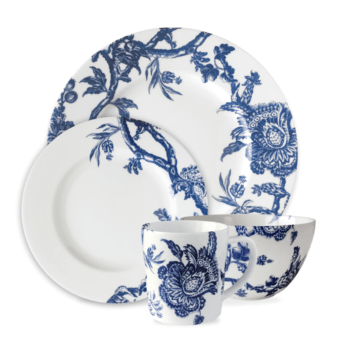 Caskata Arcadia Blue 4-Piece Place Setting