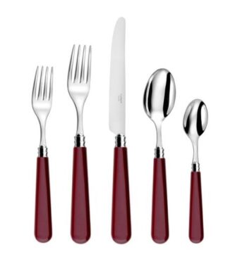 Capdeco Altea Cherry 5-Piece Place Setting