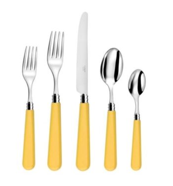 Capdeco Altea yellow 5-Piece Place Setting