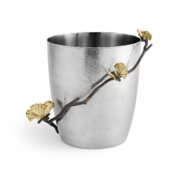Michael Aram Butterfly Ginkgo Bucket/Waste Basket