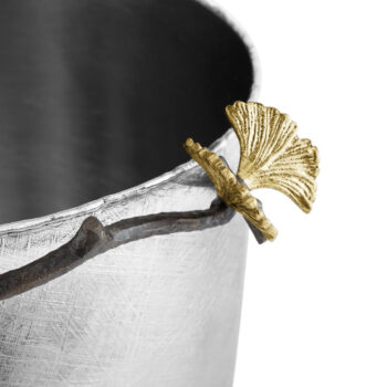 Michael Aram Butterfly Ginkgo Bucket/Waste Basket - Image 3