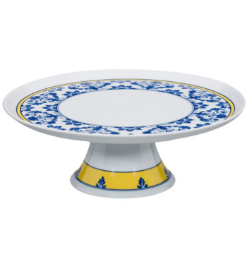 Vista Alegre Castelo Branco Footed Cake Plate