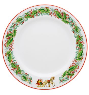 Vista Alegre Christmas Magic Set 6 Dessert Plates - Image 3