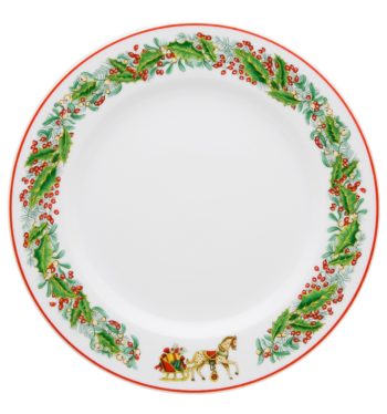 Vista Alegre Christmas Magic Set 6 Bread & Butter Plates - Image 4