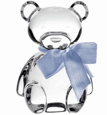 Vista Alegre Teddy Bear - Case with Sculpture Blue Lace